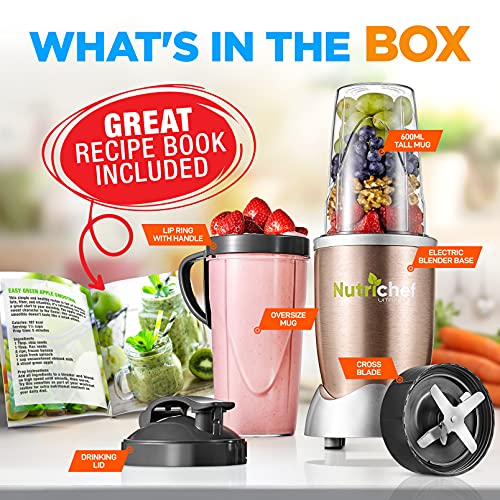 Personal Electric Single Serve Blender 900W Professional Kitchen