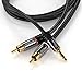 KabelDirekt – RCA to Jack 3.5mm Adapter Cable – 25ft – Versatile Plug-and-Play Audio Cable (Aux/3.5mm to 2X RCA for Smartphone, Tablet, Home Theater, soundbar, TV, Notebook, MP3)
