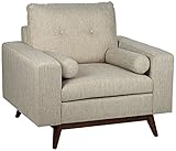 Kimlyn Chile Sand Mid-Century Modern Armchair