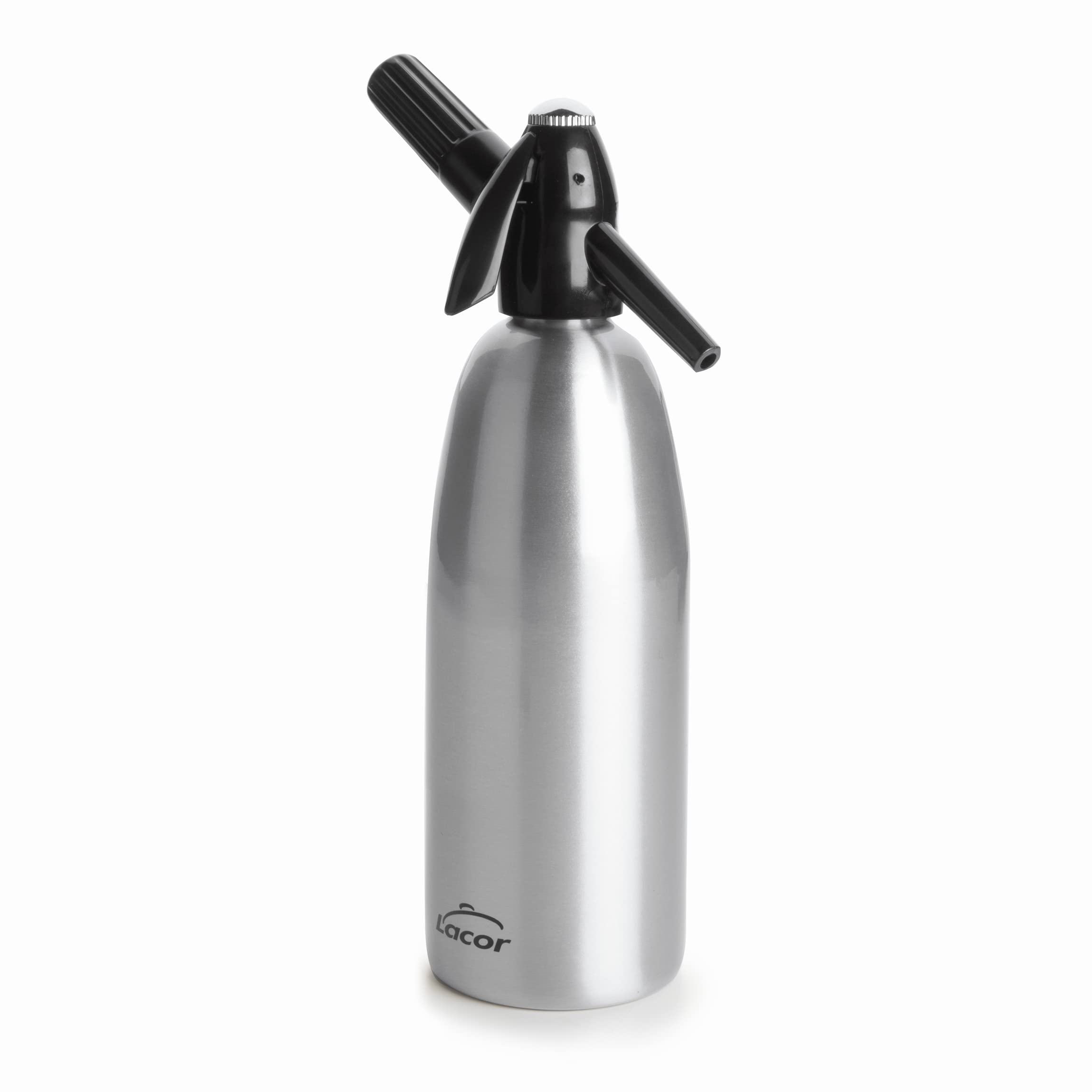 Lacor 68601 Soda Maker Bottle, 30 x 10 x 39 cm, Silver