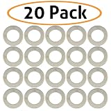 20-Pack of Motorcycle Drain Plug Sealing Washers/Crush Gaskets - Compatible with DPWM14.223-10 - Compatible with Most Models From Yamaha, Triumph, Suzuki, Honda and More - By Mission Automotive
