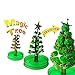 4PC Magic Growing Crystal Christmas Tree Kids Creative Birthday Gift Educational Novelty Games Toy