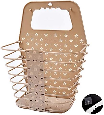 Dhgrtu 洗濯かご 壁掛け ランドリーバスケット 折りたたみ 洗濯物入れ収納 バスケット 取っ手付き 吊り下げ収納