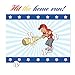 Hit the Home Run! - Boy Baseball Player Party Sticker Game - Kids baseball birthday party decoration and supplies - Pin the Baseball on the bat