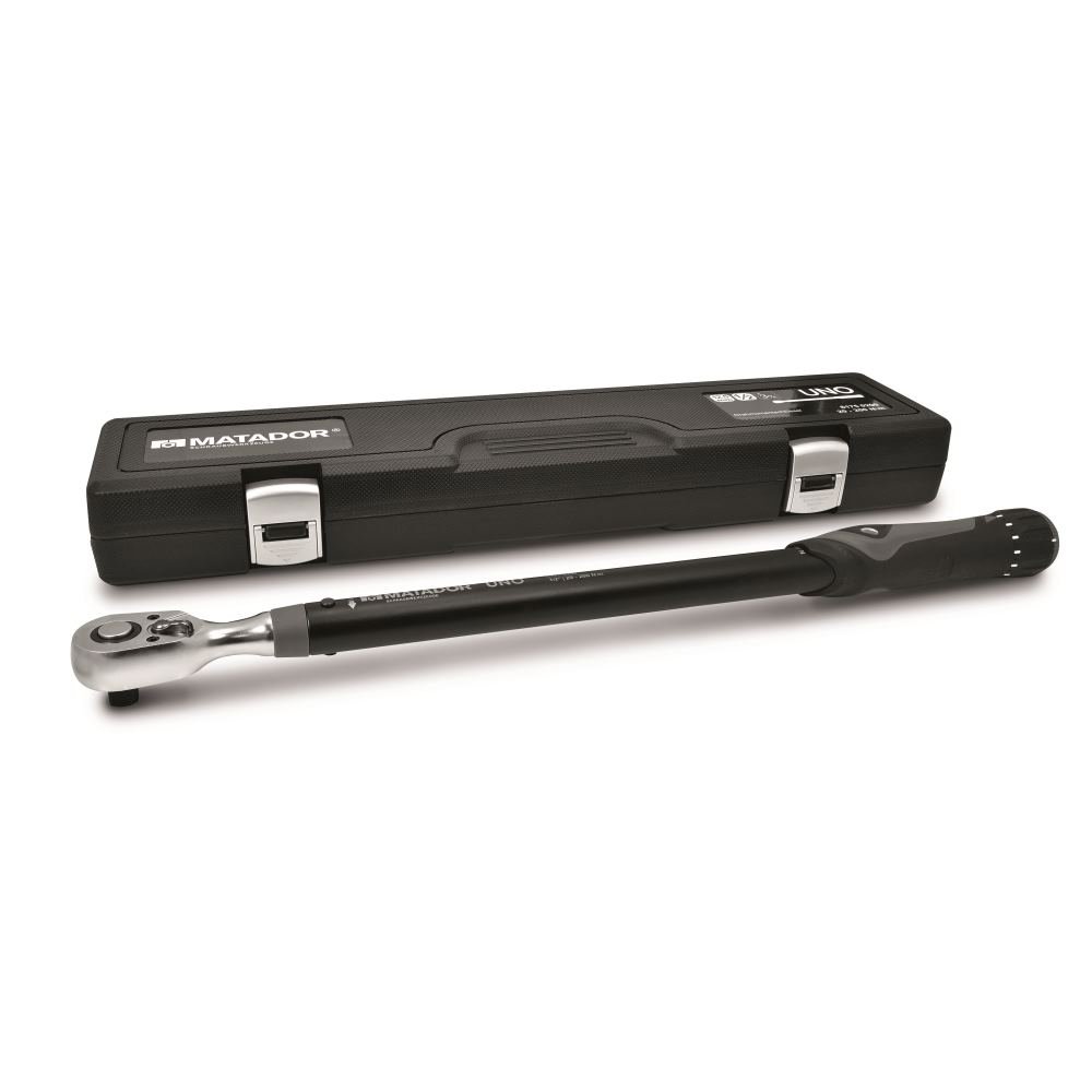 MATADOR UNO Torque Wrench 40-200 Nm | 1/2 Inch with Ratchet | Torque Wrench | MATADOR Tool No. 61750200