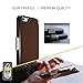 OTTERBOX Strada Series Leather Wallet Case for iPhone 6/ iPhone 6s only - Retail Packaging - New Minimalism (Black/Black Leather)