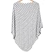 LifeTree Multi-Use Nursing Cover Poncho | Breastfeeding Cover | Shopping Cart Cover | Maternity Top | Extra Soft and Stretchy Baby Car Seat Cover Canopy