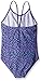 Kanu Surf Little Girls Shannon Leopard Print One Piece Swimsuit, Purple, 6