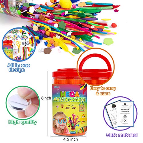 Liberry Arts and Crafts Supplies for Kids Craft Art Supply Kit for