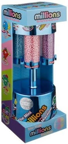 Tiny Tasty Chewy Mini MIllions Sweet Dispenser - Christmas Confectionery - Pink/Blue (Blue)