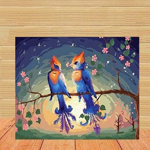 【Wooden Framed】HOS DIY Oil Painting Paint by Number Hand Paintworks 16X20 Inches