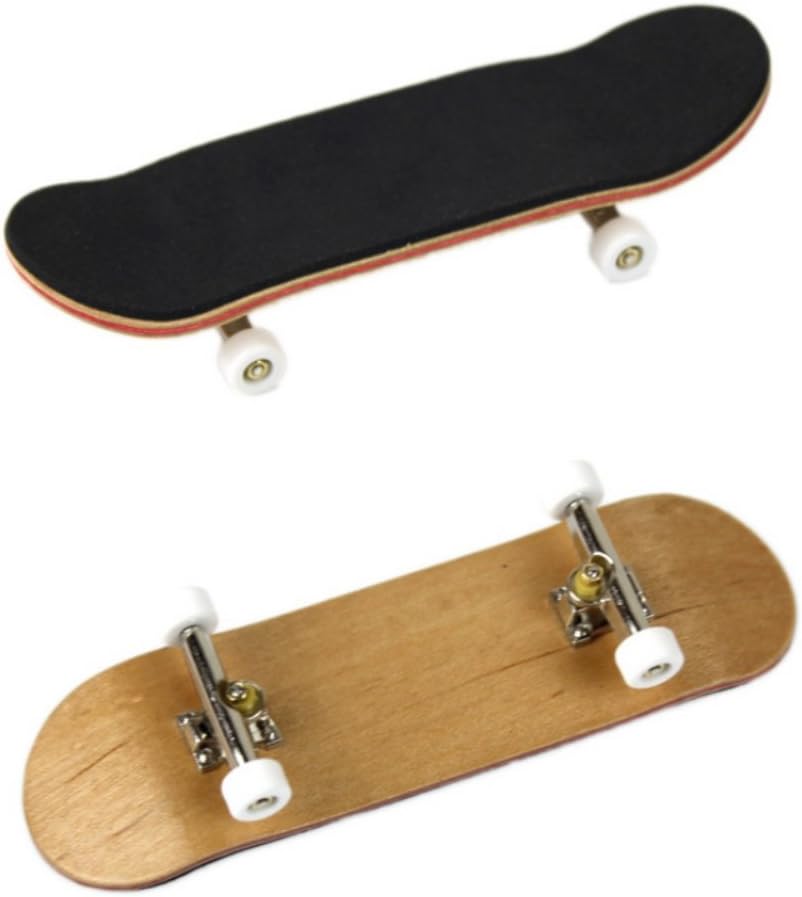 Gyratedream Professional Carrying Wheels Skid Pad Maple Wood Finger Skateboard Fingerboard Novelty Toy