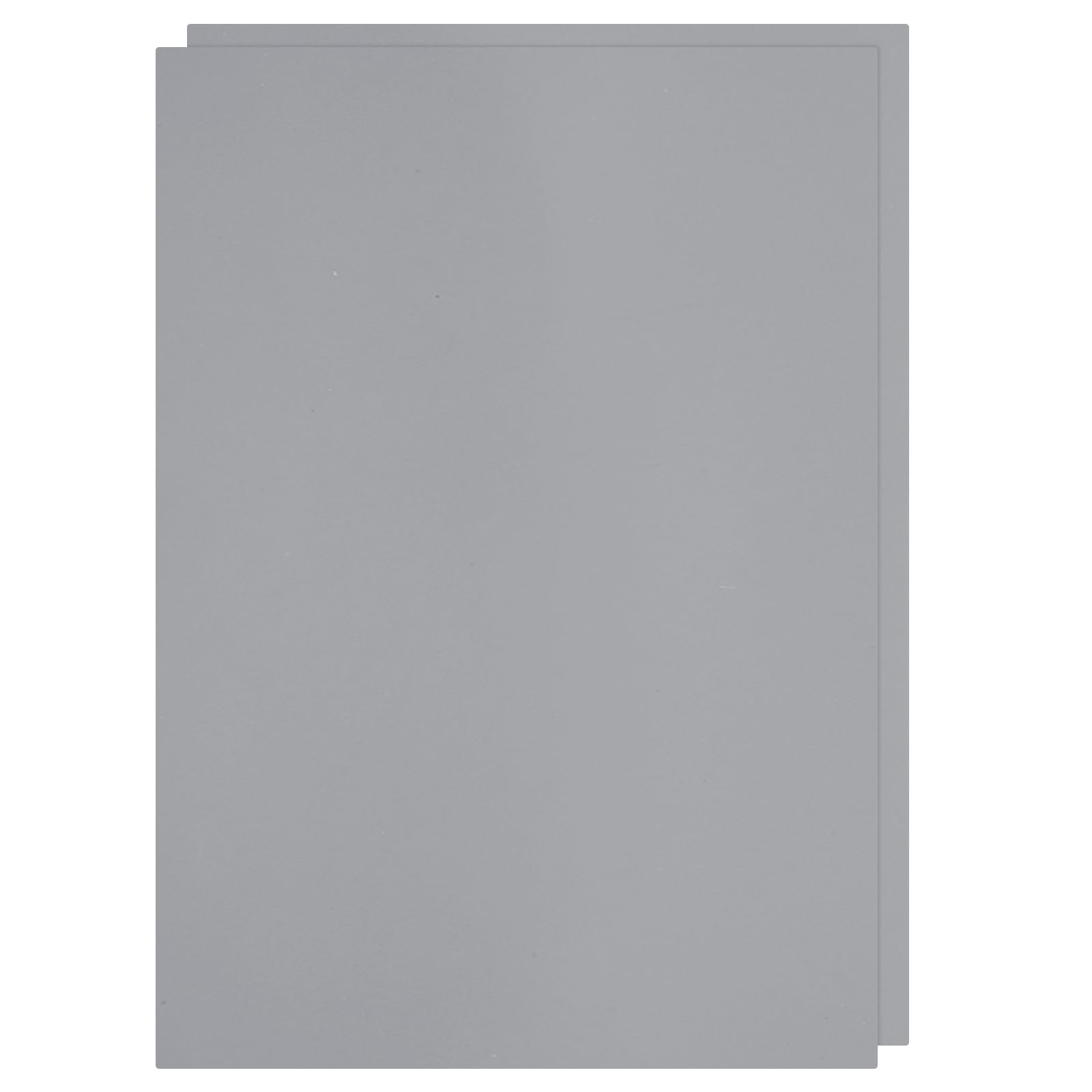 PATIKIL Rubber Stamp Sheets, 2Pcs 11.7x8.3 Soft Rubber Stamp Carving Block A4 Size Stamp Sheet for Laser Engraving Machine Rubber Stamps Ink Stamp Pads, Light Grey