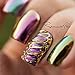 Born Pretty 8 Box Shinning Mirror Nail Glitter Powder Gorgeous Nail Art Chrome Pigment Glitters 8 Colors