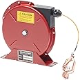 Reelcraft 3050 50’ Spring Retractable Grounding Reel, Nylon Coated Cable Made From Industrial Grade Carbon Steel