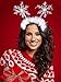 JOVITEC 6 Pack Christmas Snowflake Headbands Cute Head Boppers for Girls Xmas Holiday Bands Decor for Winter Themed Party(White)