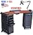 Dina Meri M603 Vented Manicure Nail Table Double Cabinet Cherry Top