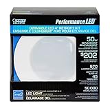 Feit ledr4/850/can 50-watt Replacement 4-Inch Dimmable Retrofit Kit, Daylight