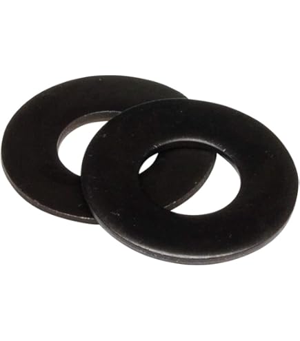 (100 Pack) 1/4-20 Black Oxide Acorn Cap Nuts - Hex Style, Smooth Rounded Top For Bolt Covers
