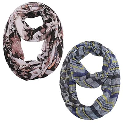 2 or 3 Packs Women Lightweight Infinity Scarf and Long Scarf 2 or 3 Packs Women Lightweight Infinity Scarf and Long Scarf