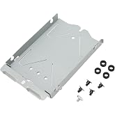 Internal Hard Disk Drive Mounting Bracket Kit for PS4 1200,Game HDD Tray Metal Ultra Thin Replacement Game Console Hard Disk Drive Bracket,with Screw Accessory