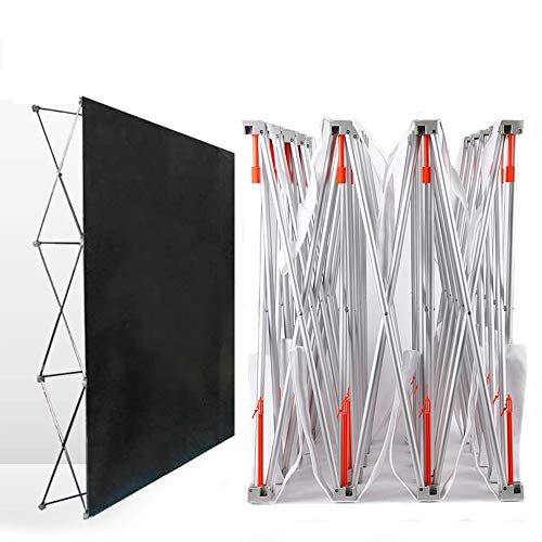 WUPYI Display Booth Frame,10ft x 8ft Tension Fabric Trade Show Display Straight Backdrop Booth Frame Pop Up,Aluminum Alloy,for Malls,Weddings,Hotels,Annual Meetings