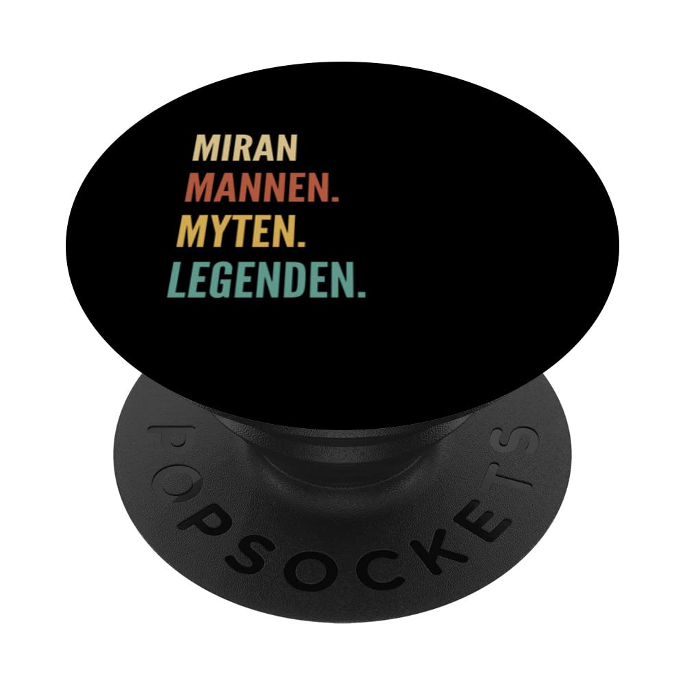 Funny Swedish First Name Design - Miran PopSockets Swappable PopGrip