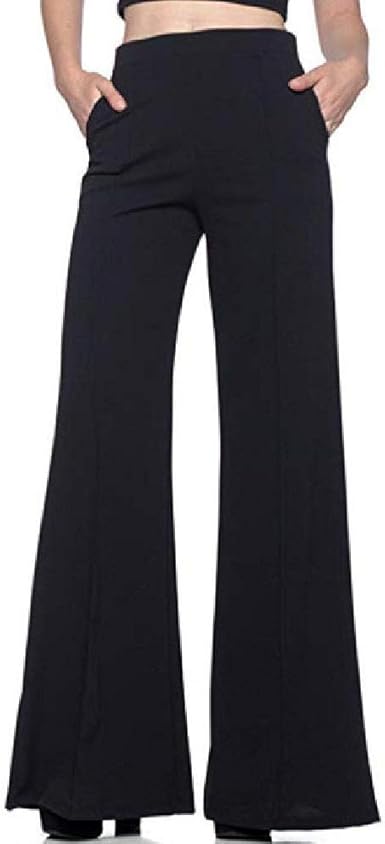 black casual pants women's