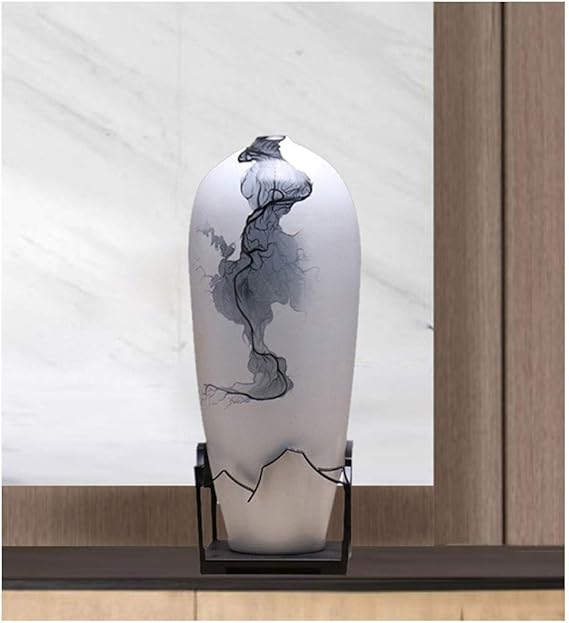 Flower Vase الأبيض جديد الصينية السيراميك إناء الحديثة ضوء غرفة المعيشة Flower Vase الأبيض جديد الصينية السيراميك إناء الحديثة ضوء غرفة المعيشة