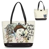 Loungefly Disney Beauty & the Beast Belle Don't Judge a Book By its Cover Purse