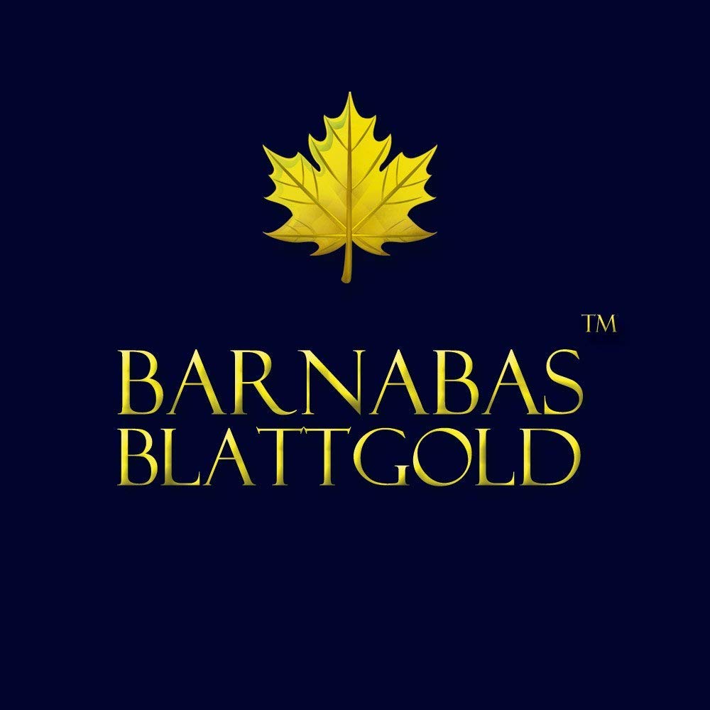 Barnabas Blattgold: Edible Gold Leaf sheets [10 sheets, Transfer Leaf, 3.1 inch] - aka 24K Edible Gold Leaf Sheets for cake decorating, gold foil sheets, edible gold leaf for baking