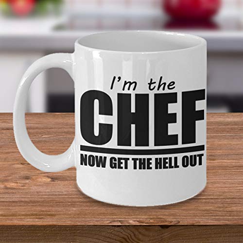 Chef Gift, Chef Mug, Funny Cooking Mug, Get The Hell Out, Gifts For Chefs, Gordon Ramsay, Jamie Oliver, Master Chef, Recipes, Cooking