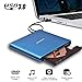 JOKDEER External DVD-RW Drive Burner All-aluminum Slim Portable DVD Rewriter