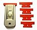 MINISCRAPER® Plastic Razor Blades,T-2 Blade 50% Wider 20 Pack