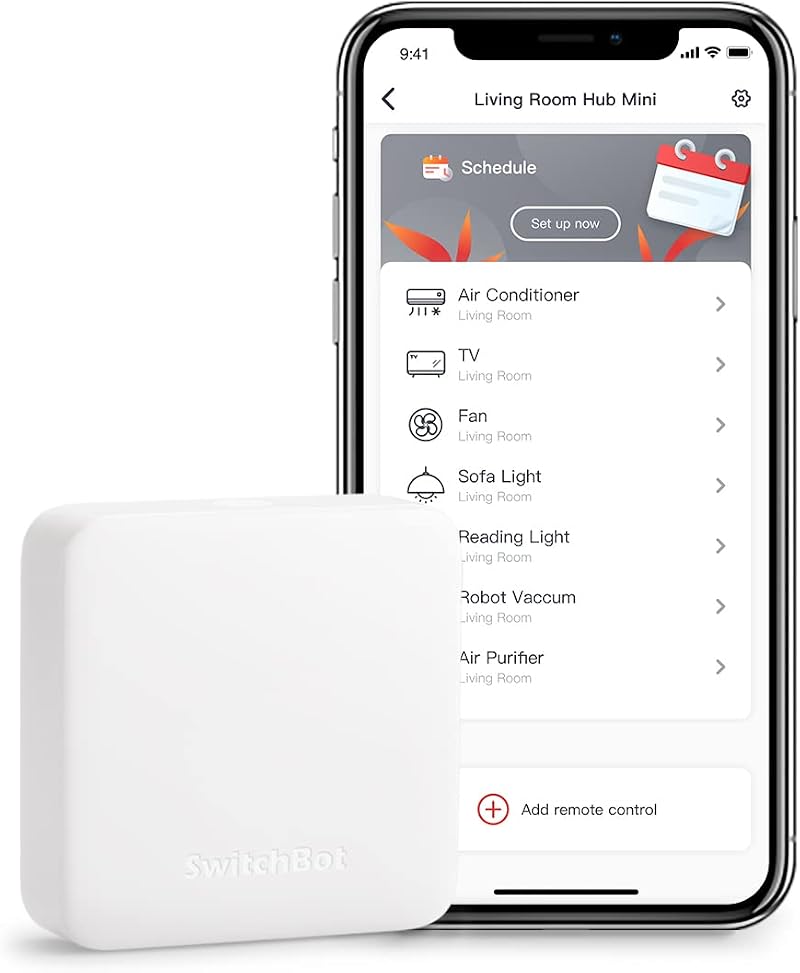SwitchBot Hub Mini Smart Control Universal Hub for IR Remote WiFi Alexa Google
