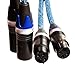 Better Cables BT2XLRP-1-MF Blue Truth II XLR Cable 1 m/3.28', Stereo Pair 2 Cables High-End, High-Performance, Silver/Copper Hybrid, Low-Capacitance, Audiophile XLR Balanced Audio Cables, Blue