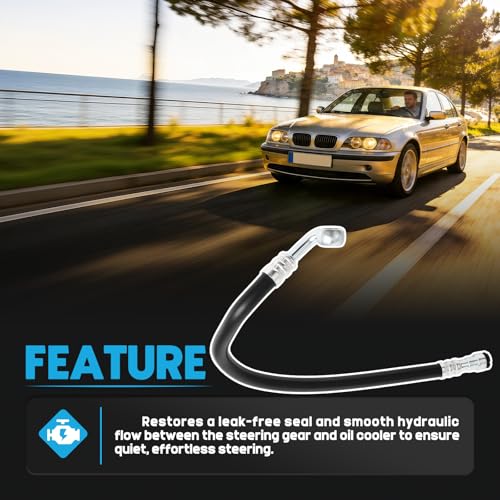 32416796367 Power Steering Return Hose Compatible with BMW E46 323i 323Ci 325i photo 11