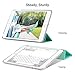 ULAK iPad Mini 4 Case, Mini 4 Case Clear with Design, Lightweight Slim Smart-Shell Stand Cover with Auto Wake/Sleep Function for Apple iPad Mini 4 7.9 inch 2015 Release Tablet, Mint Green