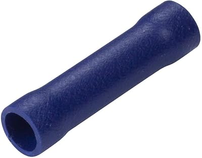 GTSE 100x Blue 4.0mm Butt Connectors - Pre-insulated Crimp Terminals Wire
