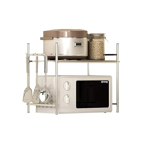 FMEZC Estante de Cocina 2 Niveles de Acero Inoxidable ...
