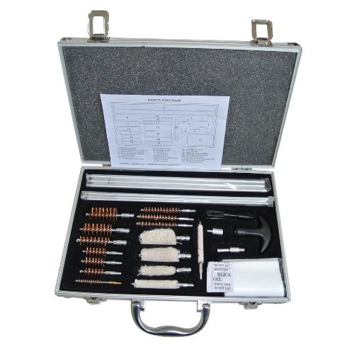 78Pcs Aluminium Rods Aluminium Brush Universal Gun Cleaning Kit For Rifle Pistol Handgun Shotgun Cleaner