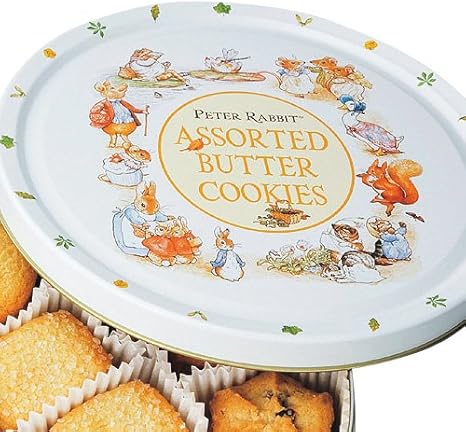 Amazon ピーターラビット アソートクッキー５缶セット 世界のおみやげ屋さん ビスケット クッキー 通販