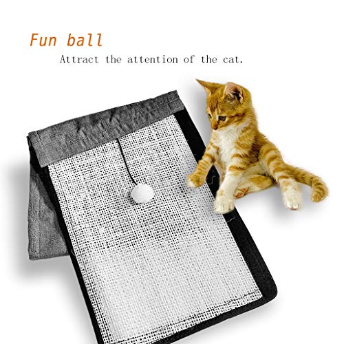 Andiker Cat Scratch Pad, 2 in 1 Use Cat Scratching Mat & Natural Sisal