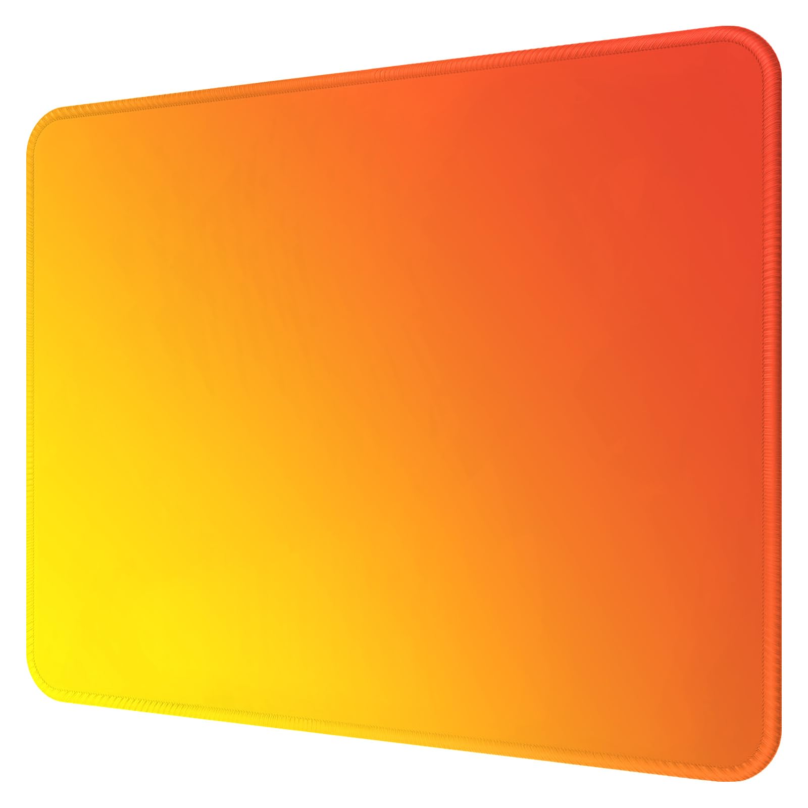 Photo 1 of Premium Mouse Pad with Stitched Edges – 10.2 x 8.3 in | Smooth, Washable Mat with Non-Slip Base | Personalized Cute MousePads for Laptop, Computer, Office, Home (Warm Sunset Yellow-Orange Gradient)