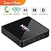 TICTID [2GB DDR3/16GB EMMC] M9X MAX Android 6.0 TV Box S905X Quad-core Cortex-A53 Smart TV Box with Dual WIFI (2.4GHz/5GHz) Bluetooth 4.0 & H.265 4k2k UHD Media Player