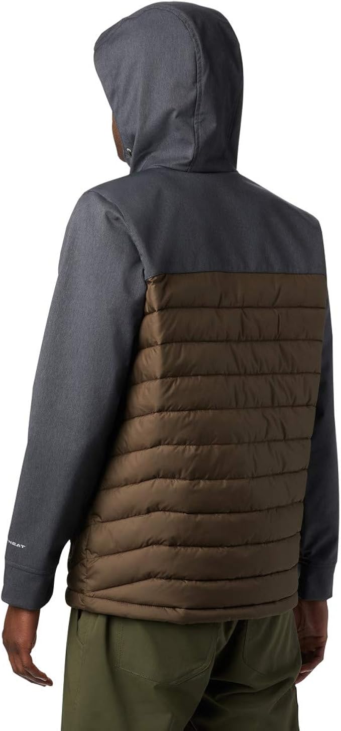 Columbia 哥伦比亚 Powder Lite 热反射 户外男式连帽保暖棉服夹克 XL码1.7折.72 海淘转运到手约¥192