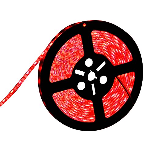 Supernight (tm) 16.4ft 5m smd 5050 waterproof 300leds red led fla…