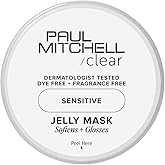 Paul Mitchell Clear Jelly Mask, Fragrance Free Hair Mask, For Sensitive Scalp + Skin