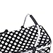 Picnic Basket, SUROY Insulated Folding Collapsible Market 600D Oxford Zip Closure Basket with Carrying Handles for Outdoor Picnic (Black Spots)