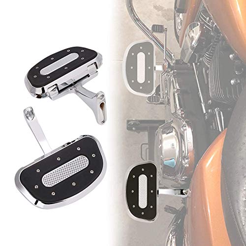 Motorcycle Passenger Floorboards Dshaped Footboards for Touring